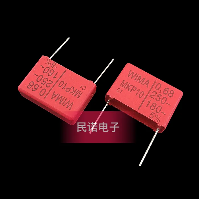 

10 шт./лот DIP емкость MKP10 250V 0,68 мкФ 250V684 680NF ширина ножки 22,5 мм Новый и оригинальный