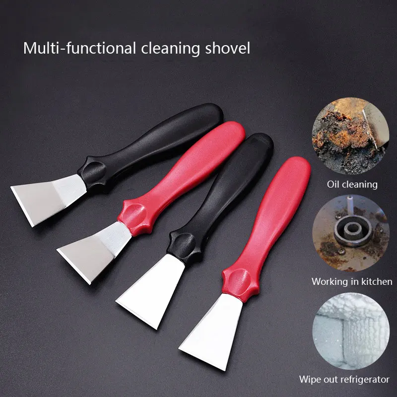 

Stainless Steel Decontamination Shovel Home Cleaning Tool Kitchen Refrigerator Deicing Shovel Range Hood Decontamination Shovel