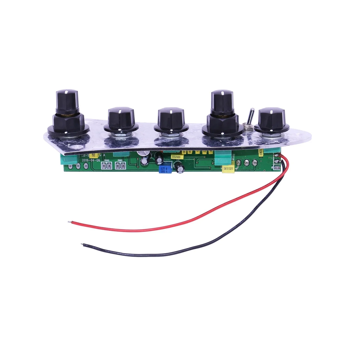 

5 Jazz JB Bass Loaded Wired Control Plate for 4/5 String Bass Guitar Parts