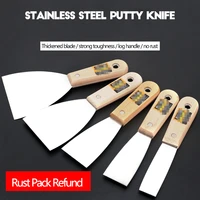 1812 piece stainless steel putty knife 1 1 5 2 2 5 3 4 5 6 filler scraper putty paint plaster spatula drywall tools