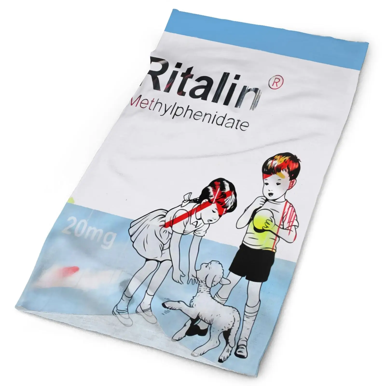 

Мужская тактическая бандана Art Ritalin Drug психоделическая футболка 4396, Военная Тактическая женская маска