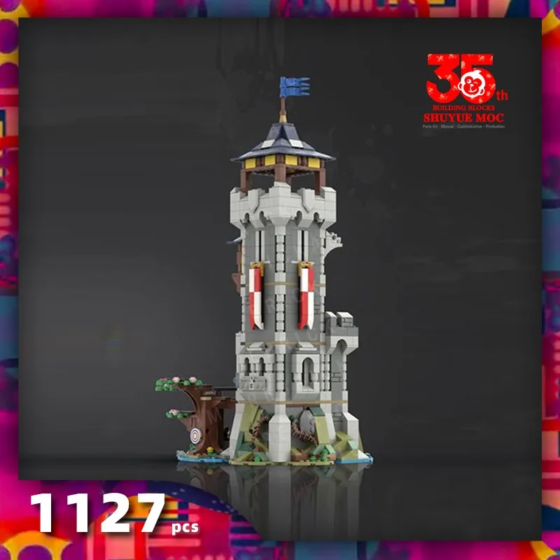 

medieval castle block lion castle blocks architecture castle bricks outpost building blocks guardians tower royal castle toy