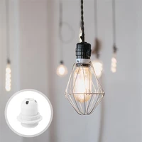 10pcs e27 lamp bases plastic bulb socket pendant lamp bases lighting accessories