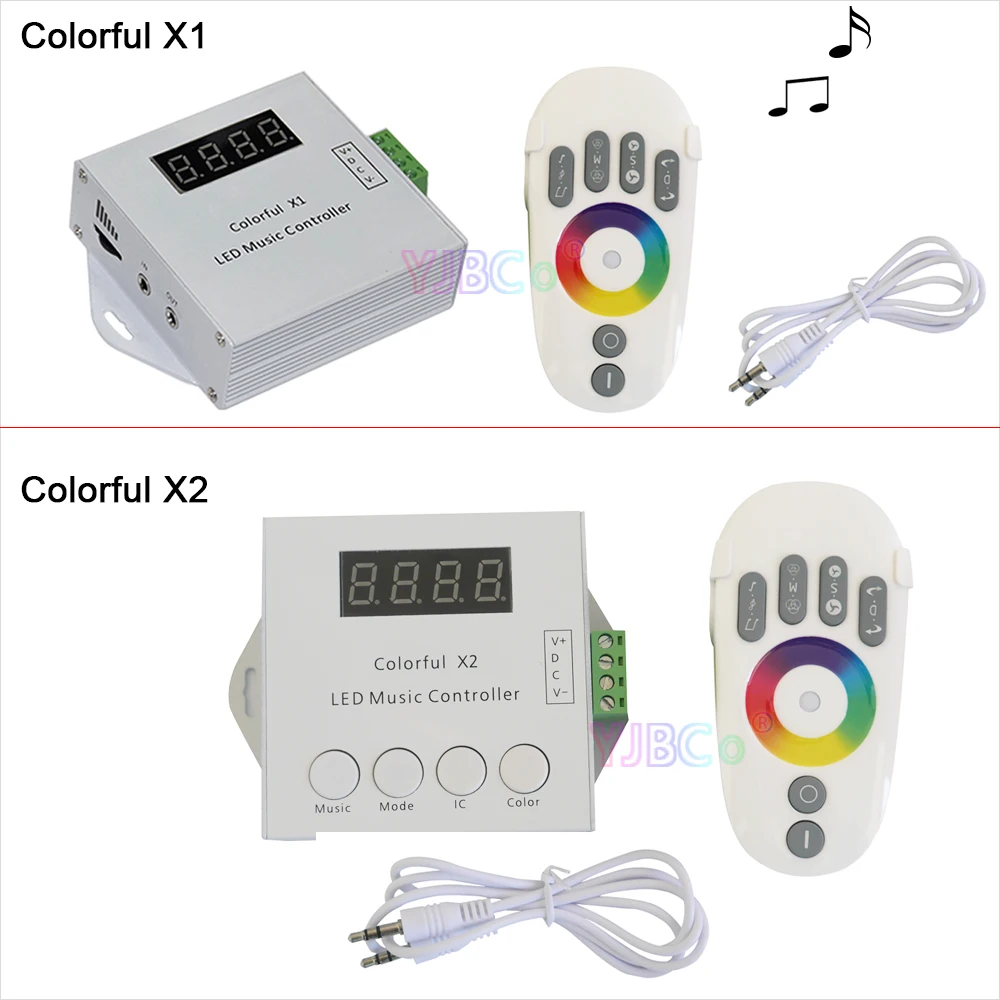 

DC5-24V WS2812B WS2811 WS2813 6803 USC1903 IC Digital Addressable LED Strip Music Controller 1000 Pixels Colorful Controller