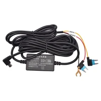 car power cord 12v24v input 5v2 5a output for dash cam car dvr power cable for 24 hours parking monitoring