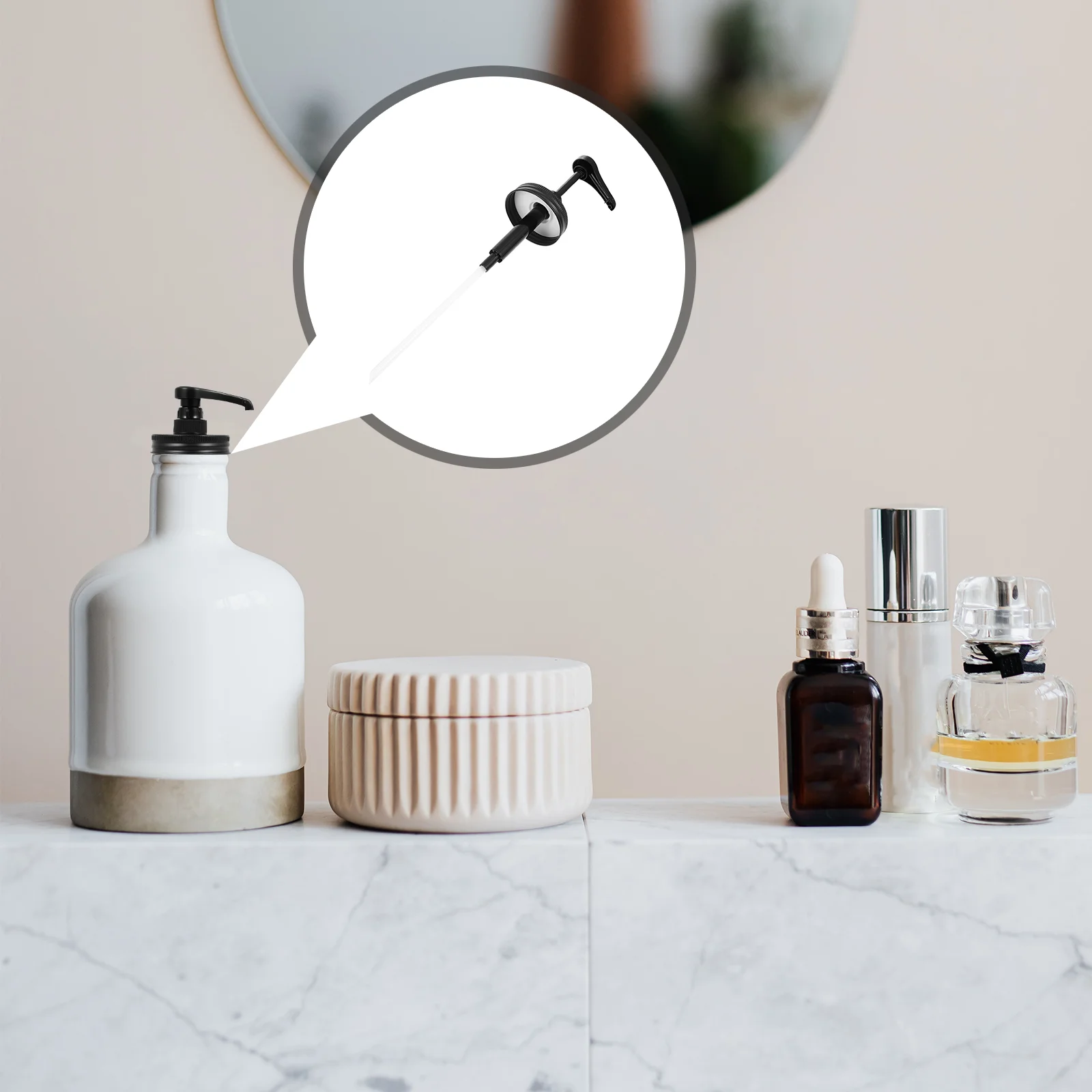 

Syrup Bottle Pump Convenient Honey Pot Pump Head Household Syrup Dispensing Pump