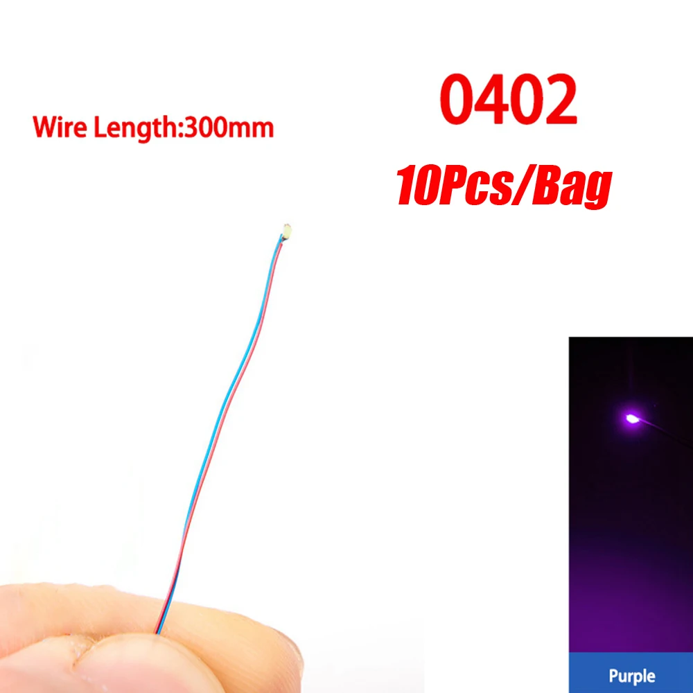 

SANMERSEN Микросветодиоды для моделей Gundam 0402 0603 3В 30см