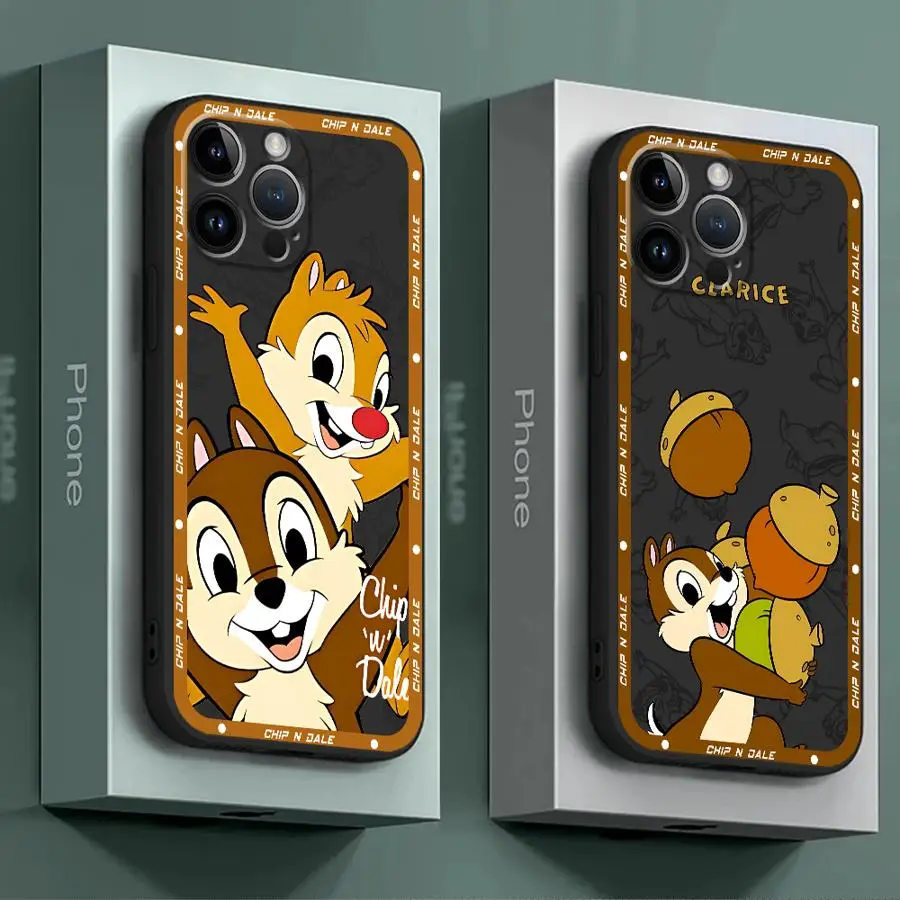 Disney Chip 'n' Dale Phone Case for Apple iPhone 15 16 Pro XS Max 13 14 Plus XR SE 7 8 12 11 plus Matte