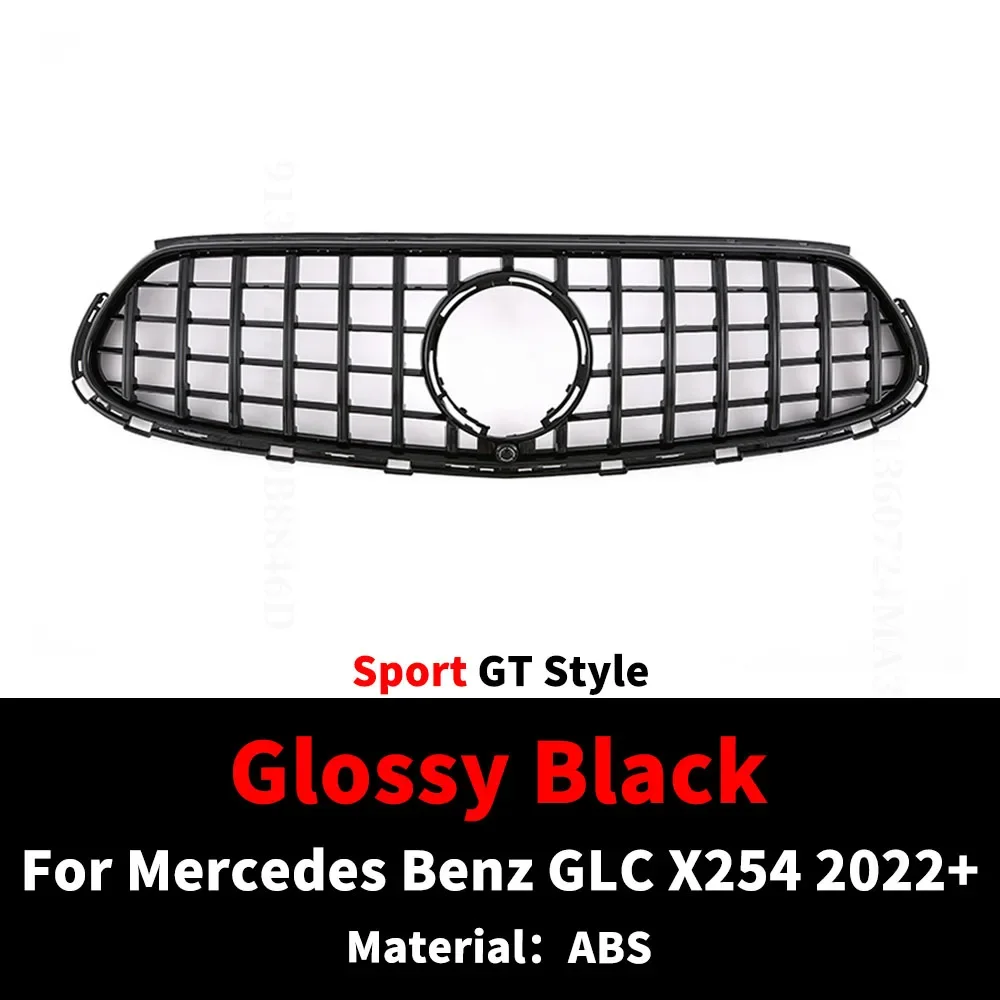 

Новая решетка радиатора для Mercedes Benz GLC X254 2022 2023 2024 + GT, Алмазная решетка, входная решетка, сетка, аксессуары для настройки гриля