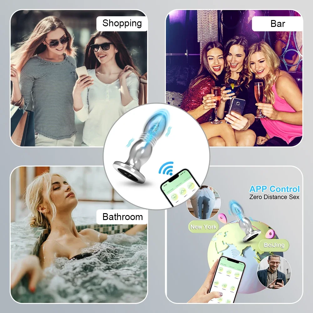 Bluetooth Control Анальный вибратор