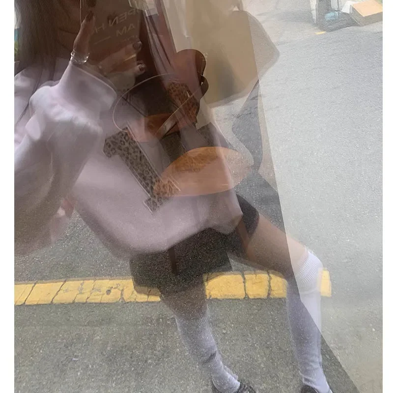 Осень 2024 свитшот с принтом Los Angeles Vibe Винтажный дизайн чувствительность