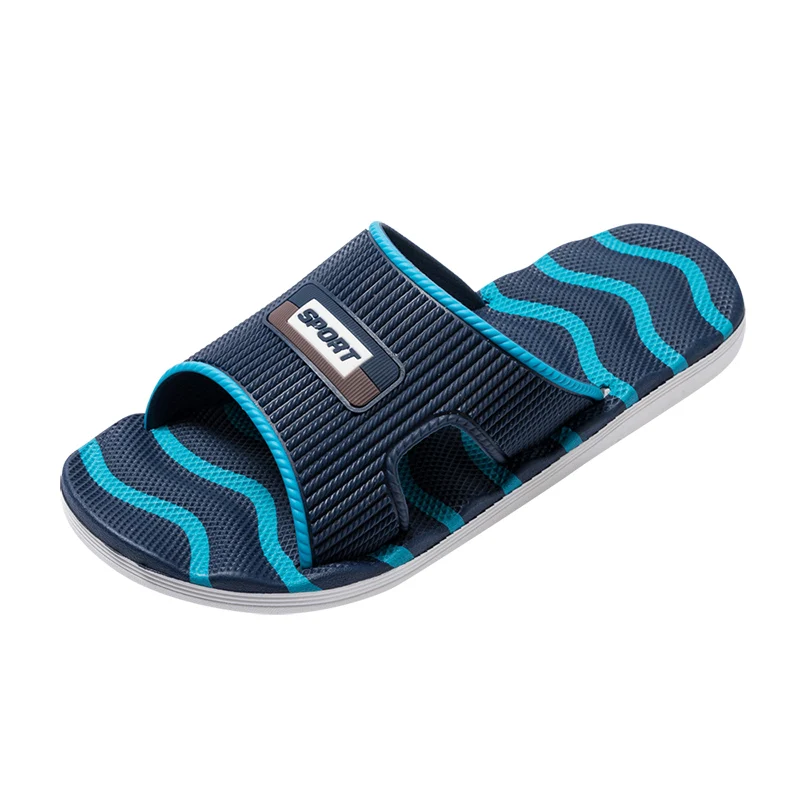 

39-47 Fashion Massage Men Slippers Cool Summer Water Male Sandals High Top Beach Slippers Non-slip Mens Peep Toe Flip Flops