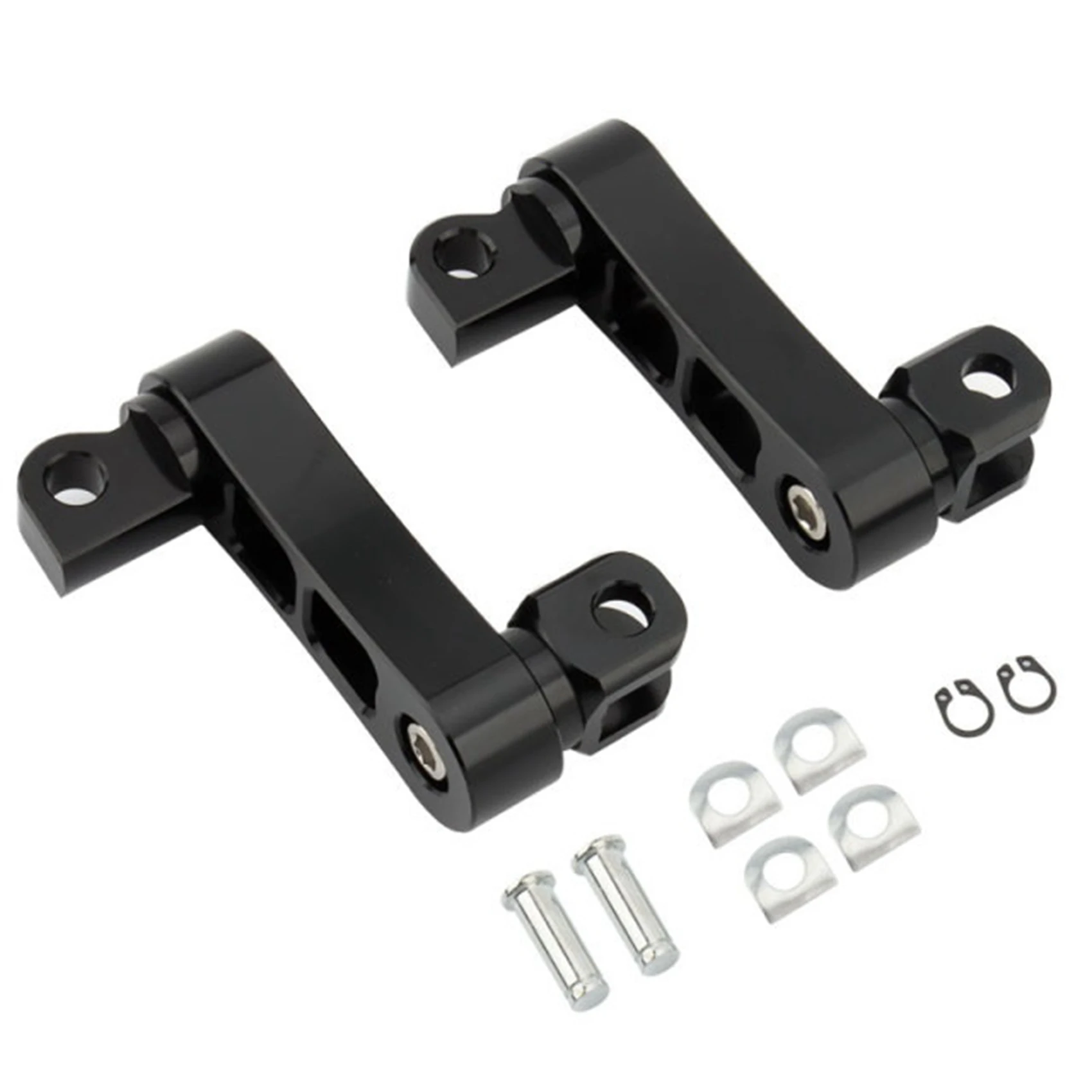 

Motorcycle Adjustable P enger Footpegs Highway Pegs Male Mount Foot Peg Clamp Support Extensions Bracket B