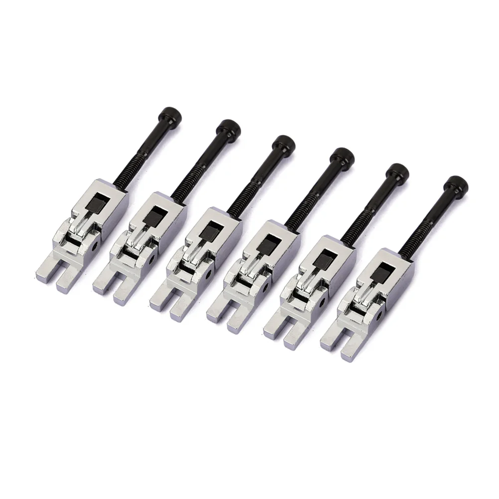

6 PCS/ Set Double Locking Systyem Locked Saddles for Guitar Tremolo Bridge with Saddle Blocks