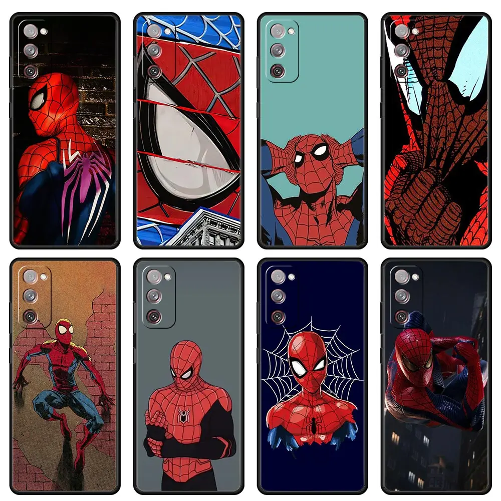 

Cover Case for Samsung Galaxy S7 S8 S9 S10 S10e S20 S21 S22 Plus Lite FE Ultra Edge A12 A21s Funda Trend Matte Spiderman