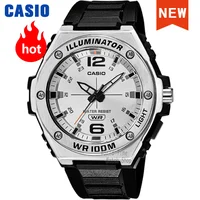 Часы мужские кварцевые, водонепроницаемые до 100 м, в стиле милитари