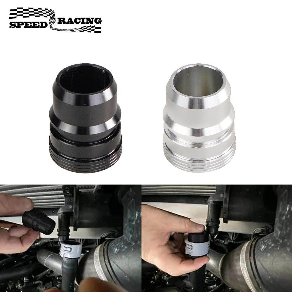 

Выпускной клапан мод заглушка турбо Hiss для Ford 13-21 F150 Ecoboost 3.5L 2.7L VTA заготовка алюминиевые детали двигателя черный серебристый