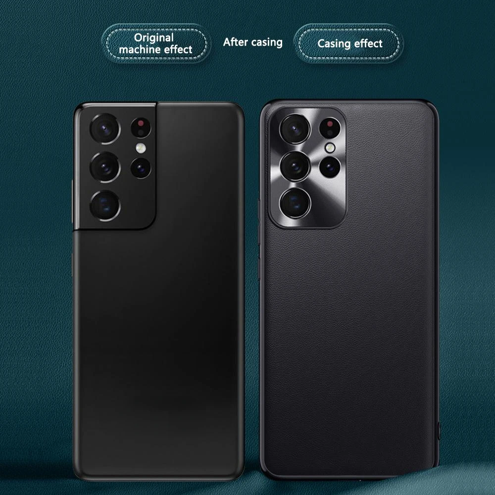 

Leather Phone Case For Samsung Galaxy S22 Ultra S22 Plus S22 Cover Lens Protective Coque For Samsung S22Ultra Cases Capa