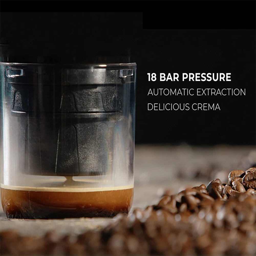 Портативная мини-кофемашина для эспрессо перезаряжаемая машина 12 В постоянного