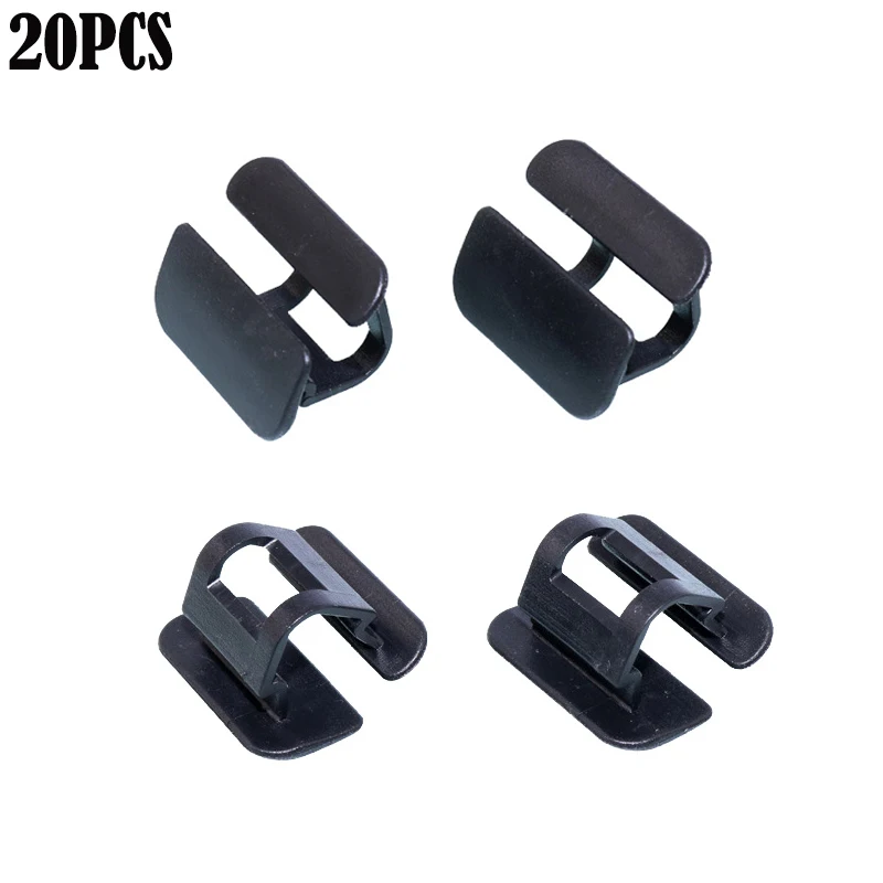 

20 шт., автомобильные крепления, капот, хлопковая изоляционная подкладка, зажим, пластиковые крепления, заклепки для Volvo S80 S80L S60 V60 9182822 Автомобильные зажимы