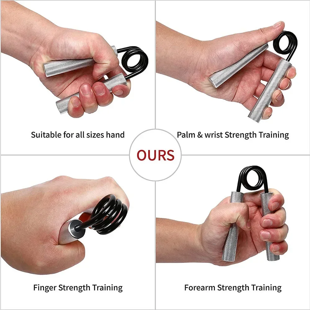 

Recovery Gym Finger Hand Workout Exerciser Muscle Equipment 100LB-350LB Gripper Wrist Trainer Strength Grip Strengthener Arms