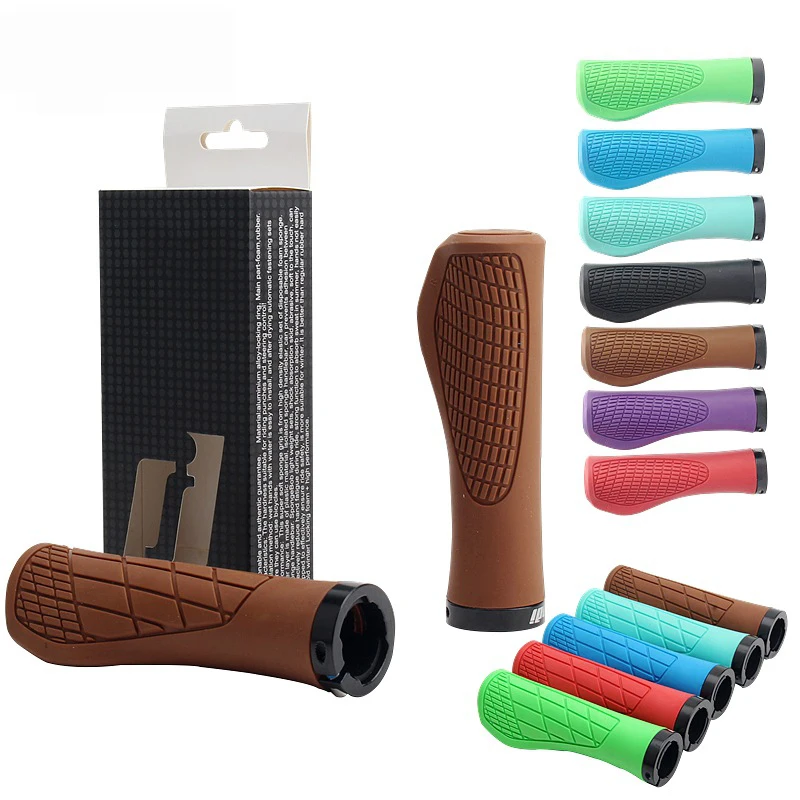 

1Pair Silicone Cycling Bicycle Grips Outdoor MTB Mountain Bike Handlebar Grips Cover Anti-slip Strong Support Grips Bike Part