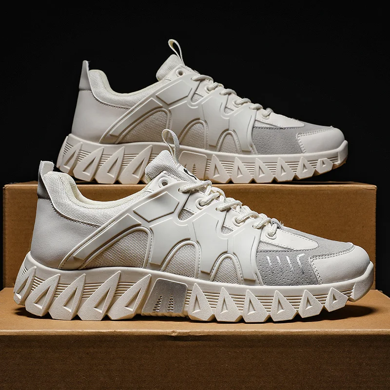 

Men's Shoes 2022 Spring New Thick-soled All-match Breathable Dad Shoes Casual Sports White Shoes for Men Men Fashion Sneakers
