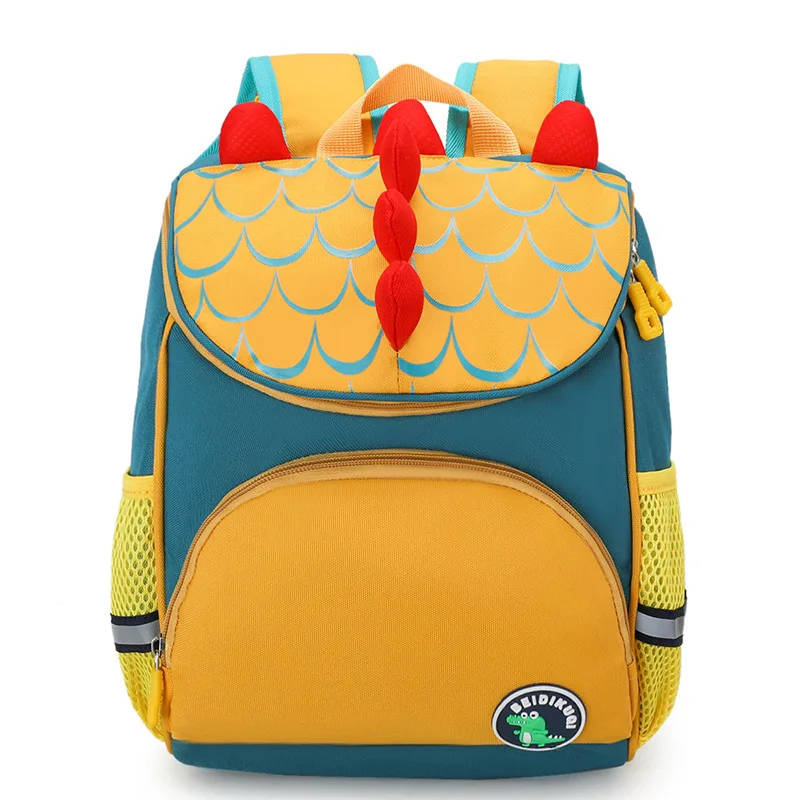 New Style Schoolbag Cartoon Dinosaur Children Backpack Kindergarten Schoolbag Boys and Girls Baby Large Capacity