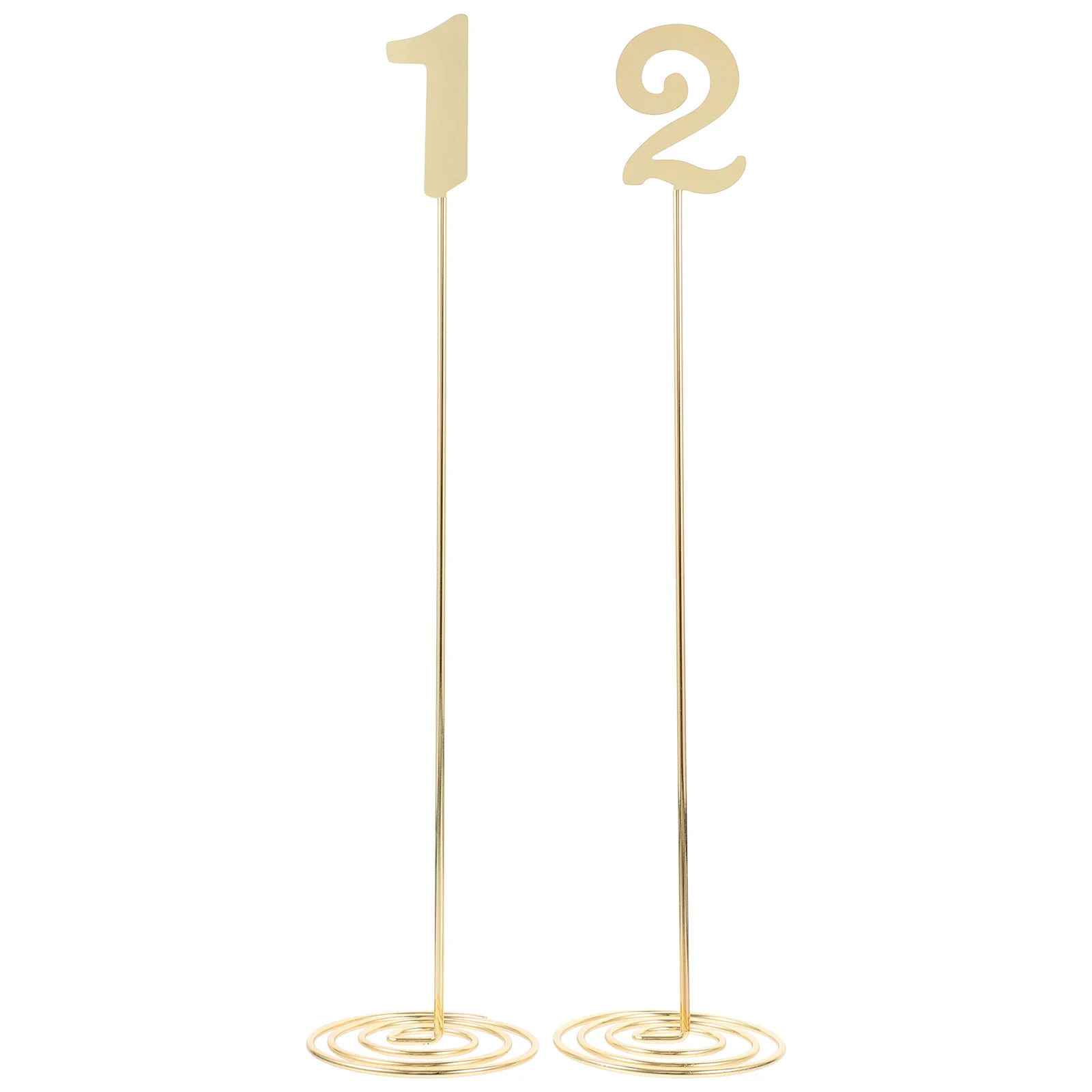

2Pcs Table Number Clips Name Cards Picture Holders Table Sign Stands Menu Clips