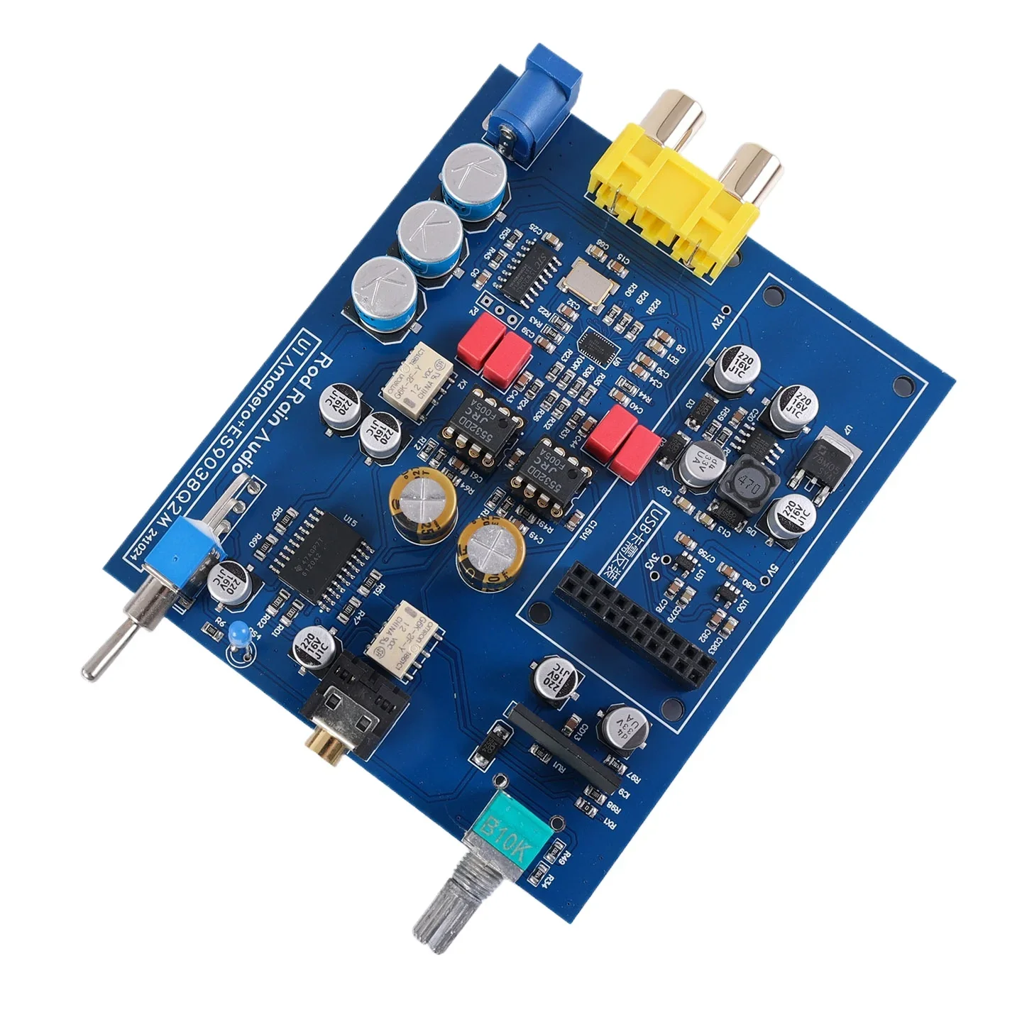 Фото Звуковая карта SmCpNvarcher Es9038, плата USB-декодера, совместимая с DAC DSD, Amanero Xmos+cpld №2