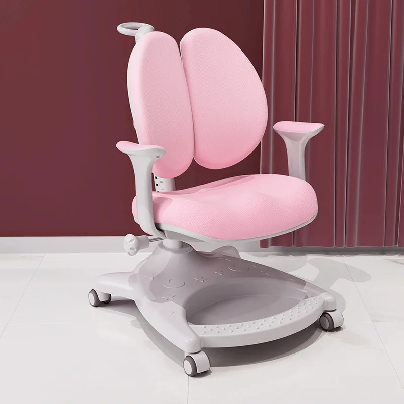 

Children's sitting posture correction chair primary school student learning chair lifting adjustment household seat stool