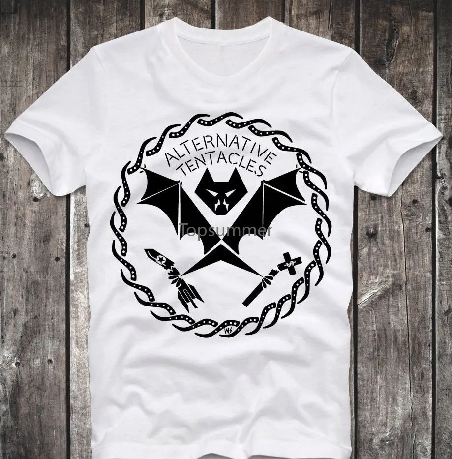

T Shirt Tentacles Punk Rock Dead Kennedys Retro Vintage Melvins Fashion T Shirts Summer Straight 100% Cotton