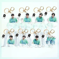 kpop bangtan boys new album hyundai acrylic doll keychain accessories backpack decoration pendant jewelry gifts jimin suga jin v