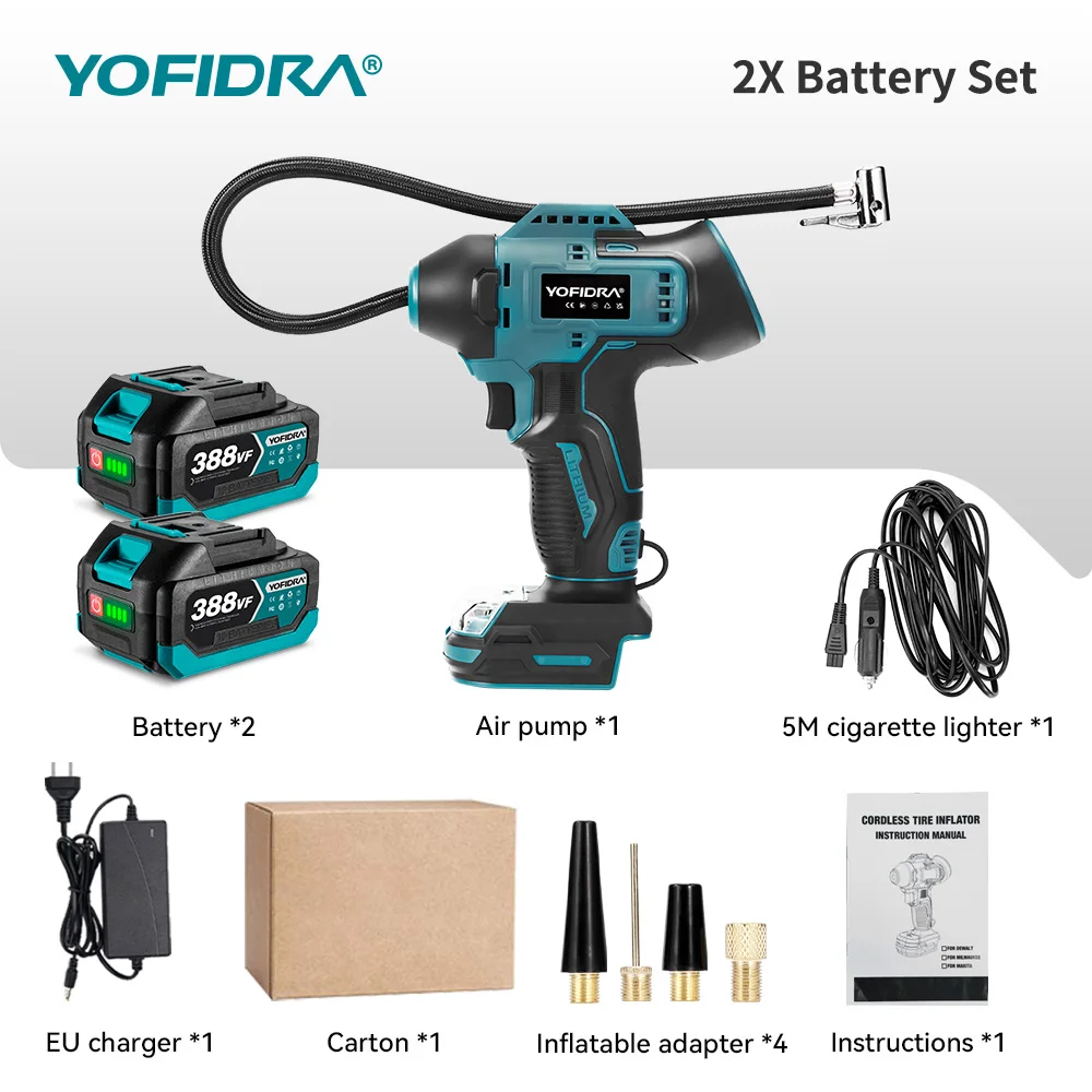 

YOFIDRA Воздушный насос Tile Vibration для Makita 18В