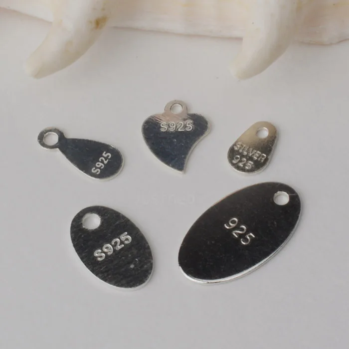 

Solid 925 Sterling Silver Necklace/Bracelet Tag