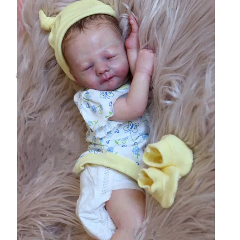 

ADFO 13 inches 32CM Blank Reborn Doll Kit Mishell Baby Toddler Doll Limited Reborn Collection Unpainted Unfinished Blank DIY Kit