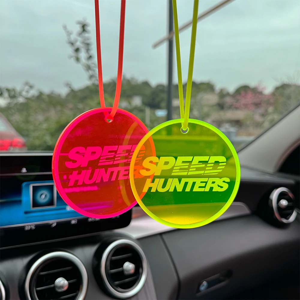 JDM стильная акриловая подвеска для автомобильного зеркала заднего вида Speedhunter
