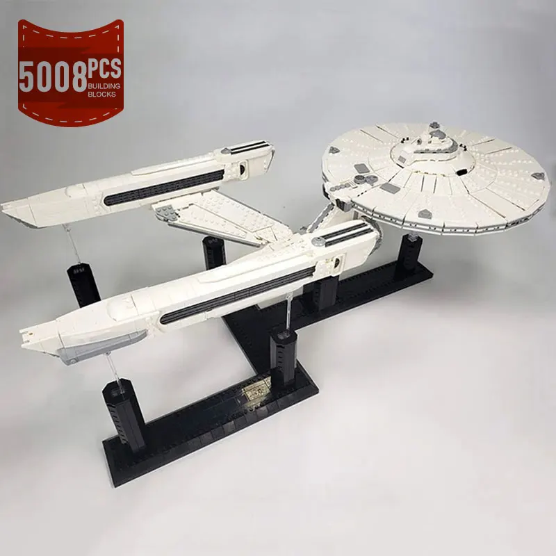 

MOC Space Movie Treks Spaceship Enterprise UCCS Model Building Blocks Set 5003PCS Ultimate Collector Brick Toys Children Gifts