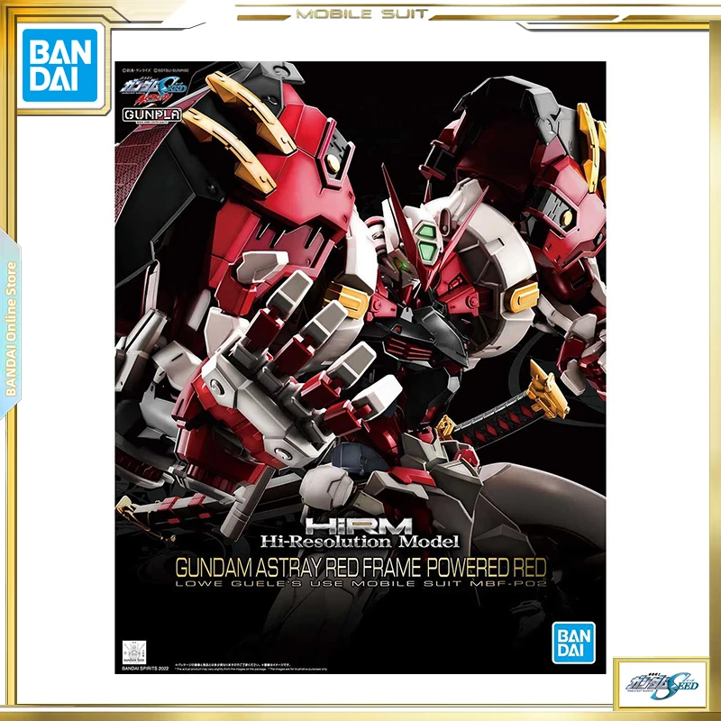 

BANDAI Mobile Suit Gundam SEED Eclipse Astray Red Frame Powered HiRM 1/100 Model Kit Model Toys