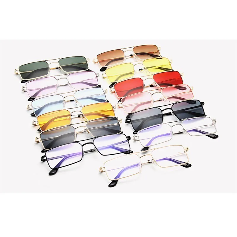 2021 hot personalized small frame sunglasses for women men small square frame sun glasses brand designer coated eyeglasses free global shipping