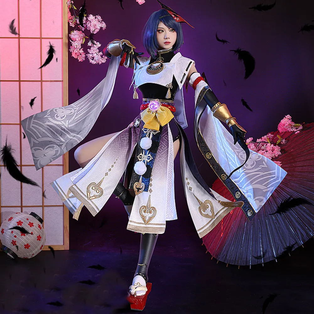 

Game Genshin Impact Kujo Sara Anime Cosplay Costumes Suit Dress High Quality Christmas Halloween Party Role Play Brand Clothing