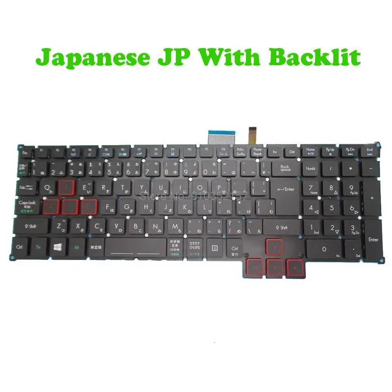 

Backlit JP Keyboard For ACER Predator G9-591 G9-591G G9-591R G9-592 G9-593 G5-793 G9-792 G9-793 GX-791 GZ-792 Japanese JP