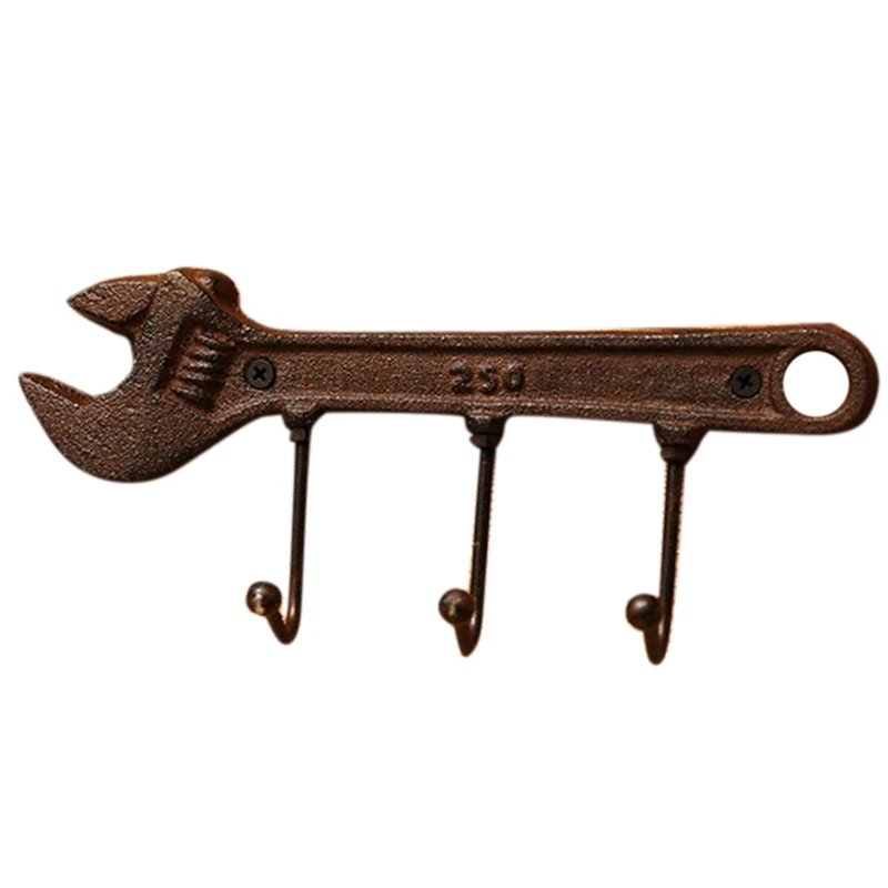 

Creative Wall Hook Hanger Wall Mounted Vintage Holder Clothes Bag Rack Practical Home Decoration