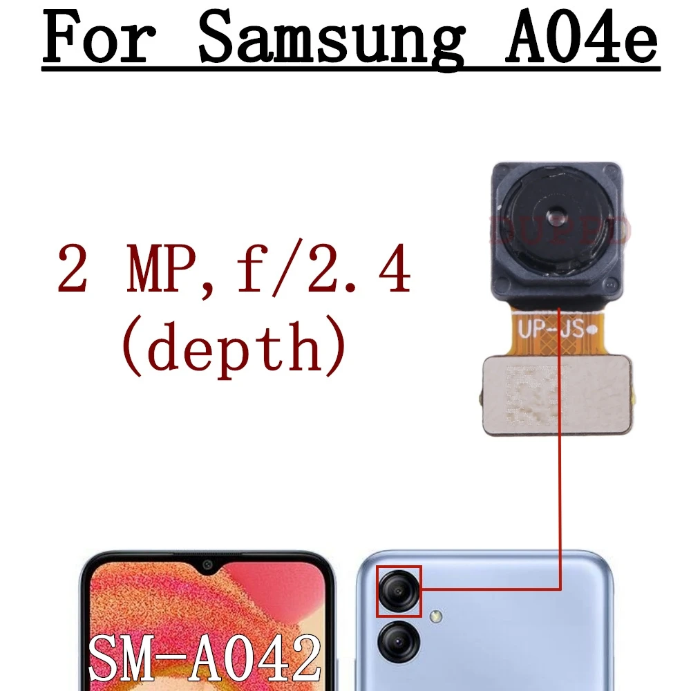 Передняя задняя камера для Samsung Galaxy A04e SM-A042F A042M часть широкая глубина модуль