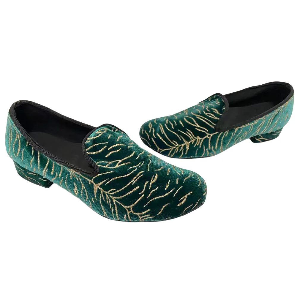 Salsa Dancing Shoes For Male 38- 47 Size Boys Ball room Latin Shoes 1 inch 1.5inch Heel Indoor Suede Sole Dance Shoes Men Latin