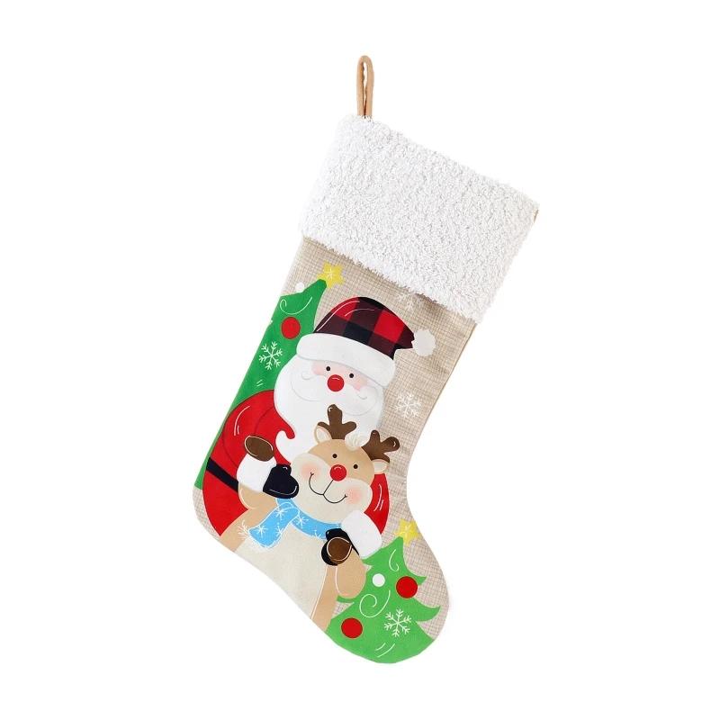 Подвеска в виде рождественской елки Санта/Снеговик |