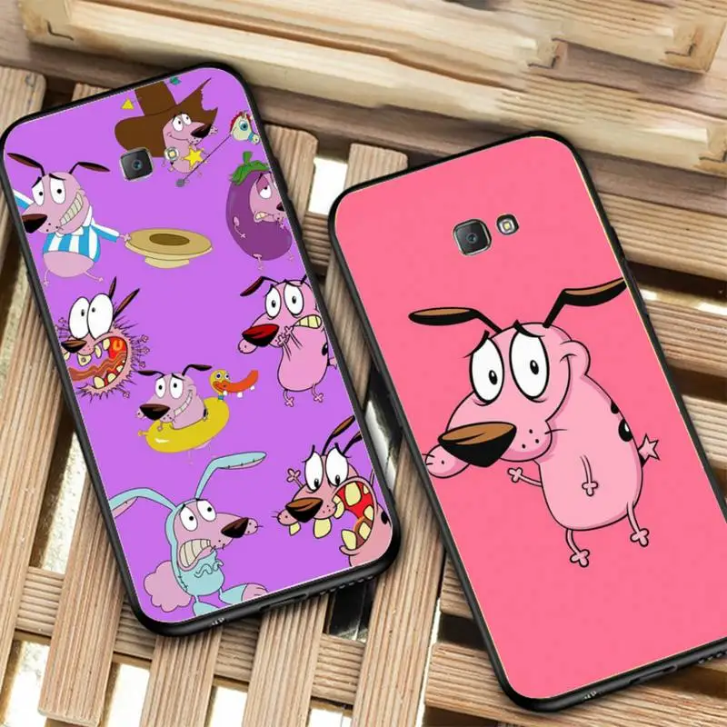 

Dog-Courage-Cowardly Phone Case for Samsung J 2 3 4 5 6 7 8 prime plus 2018 2017 2016 core