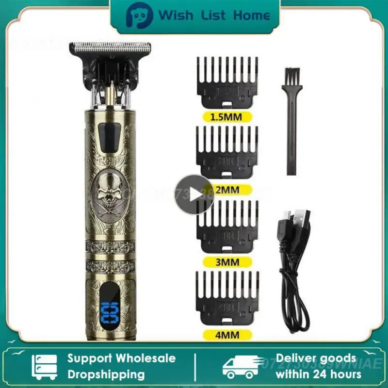 

T9 LCD Electric Hair Clipper Hair Trimmer Cordless Shaver Trimmer Men Barber USB Rechargeable Hair Cutting Machine for Men