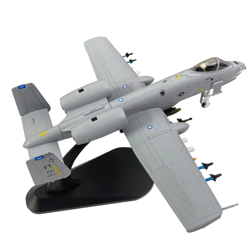 Масштаб 1:100 US A-10 A10 Thunderbolt II атака истребитель литой под давлением металлический