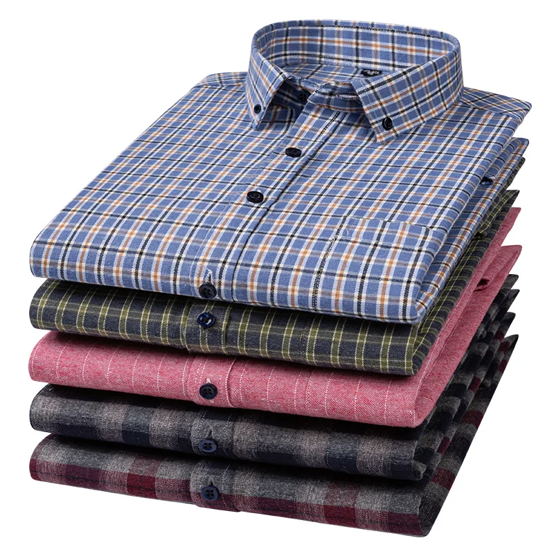 For Mens Fashion Clothing Trends Regular Fit Oversized S-7xl Casual Shirts Long Sleeve Turn-down Collar